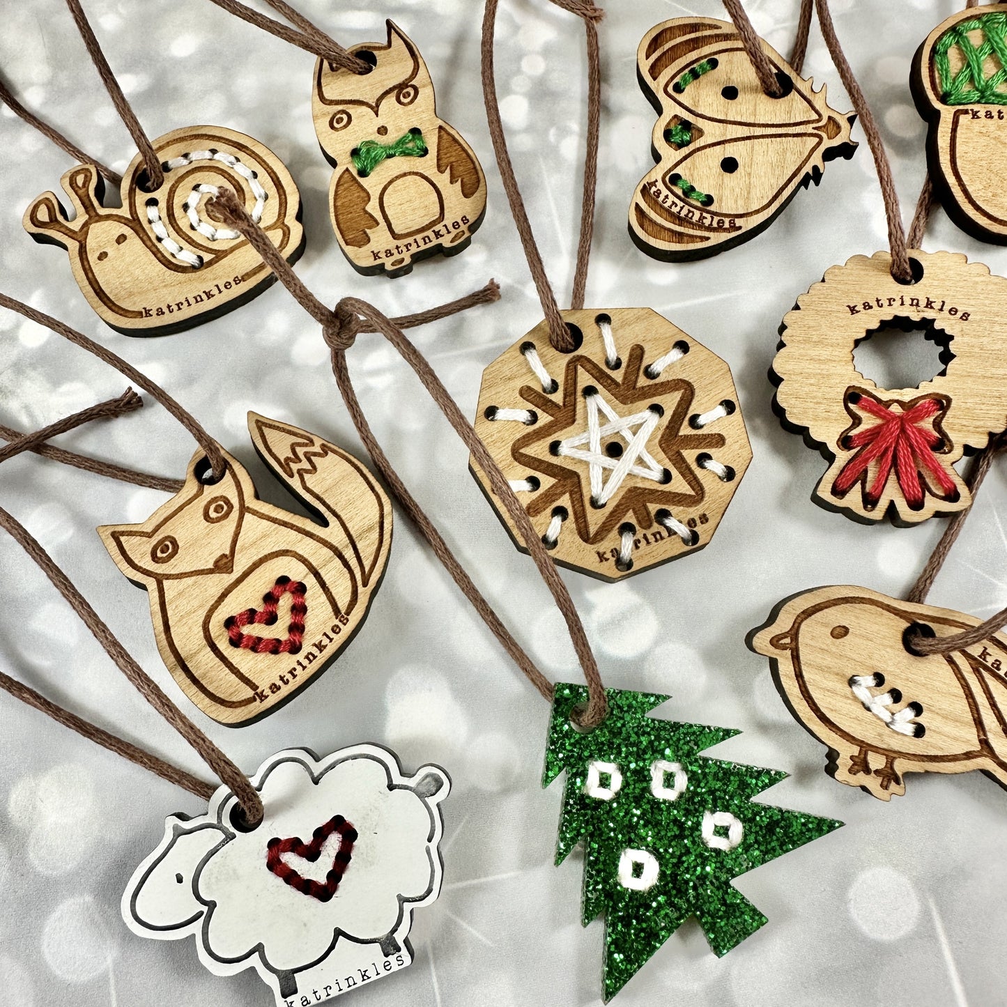 12 Days of Stitchable Ornaments Kit