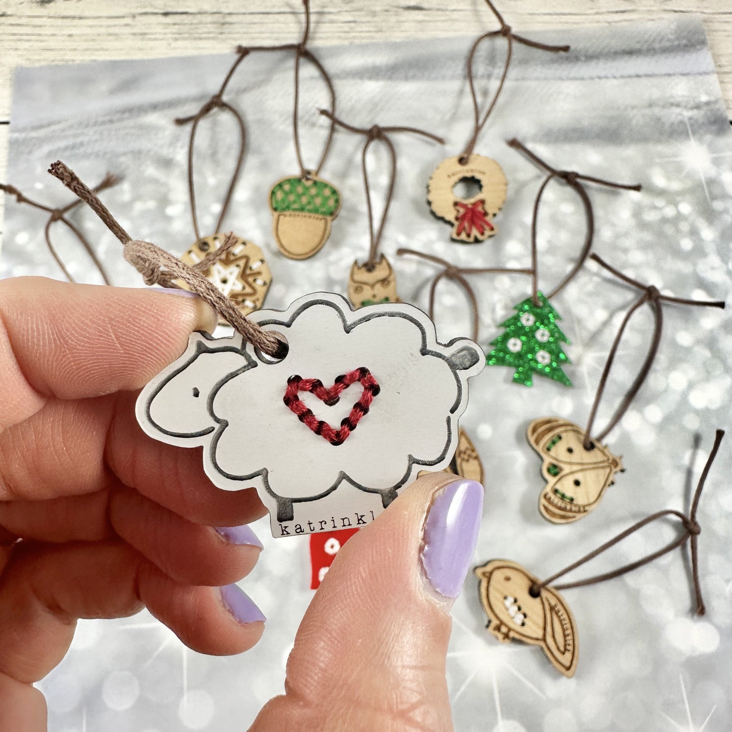 12 Days of Stitchable Ornaments Kit