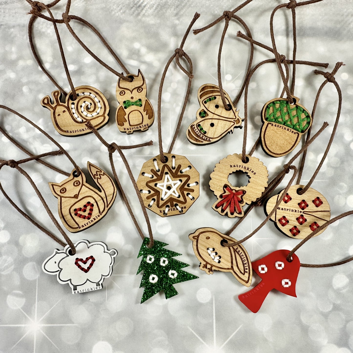 12 Days of Stitchable Ornaments Kit