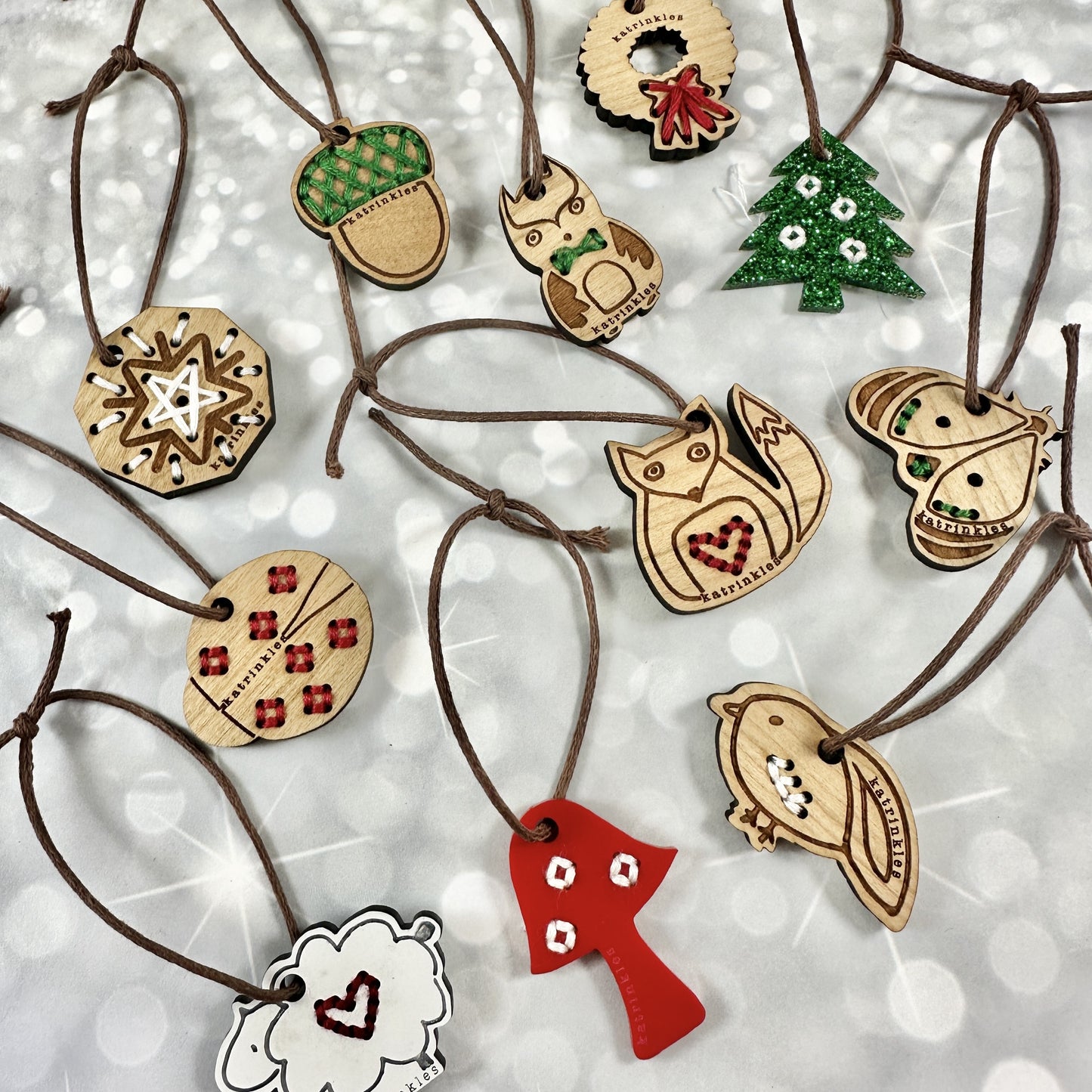 12 Days of Stitchable Ornaments Kit