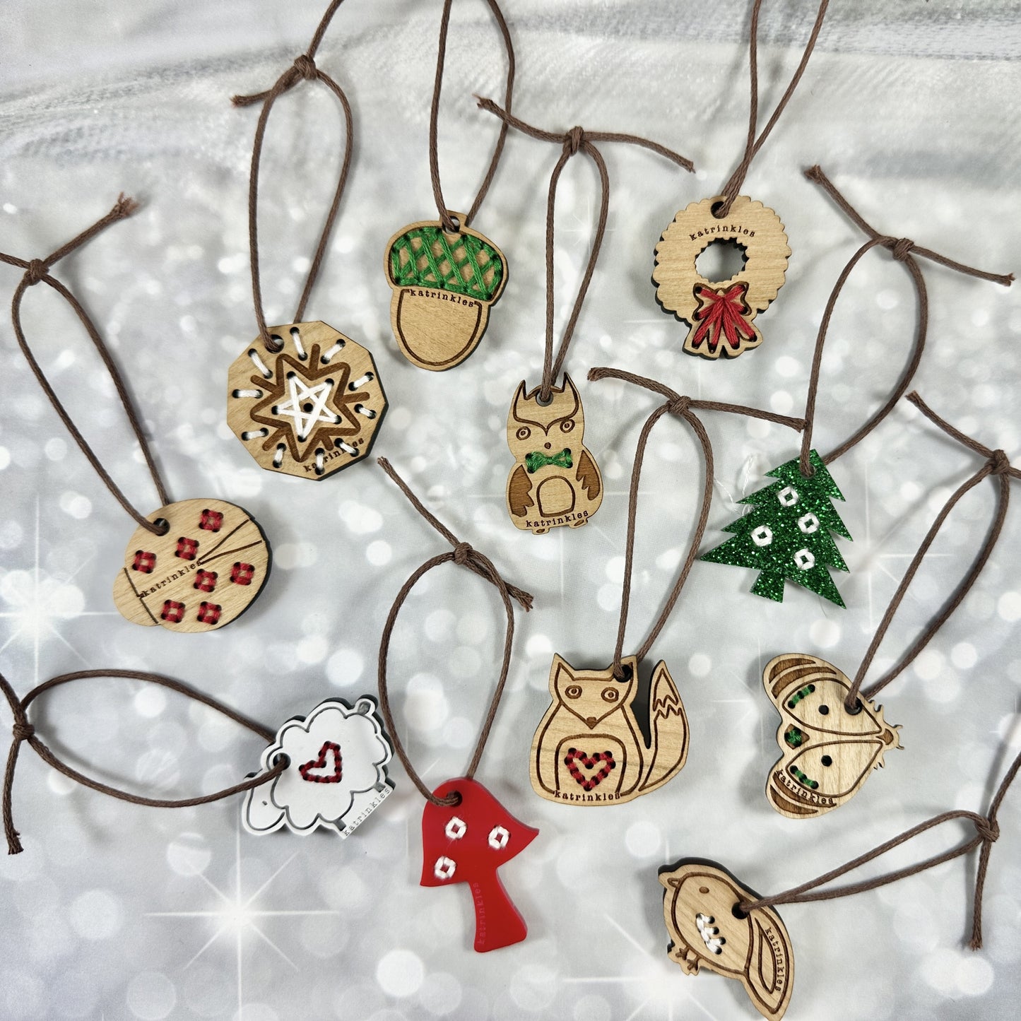 12 Days of Stitchable Ornaments Kit