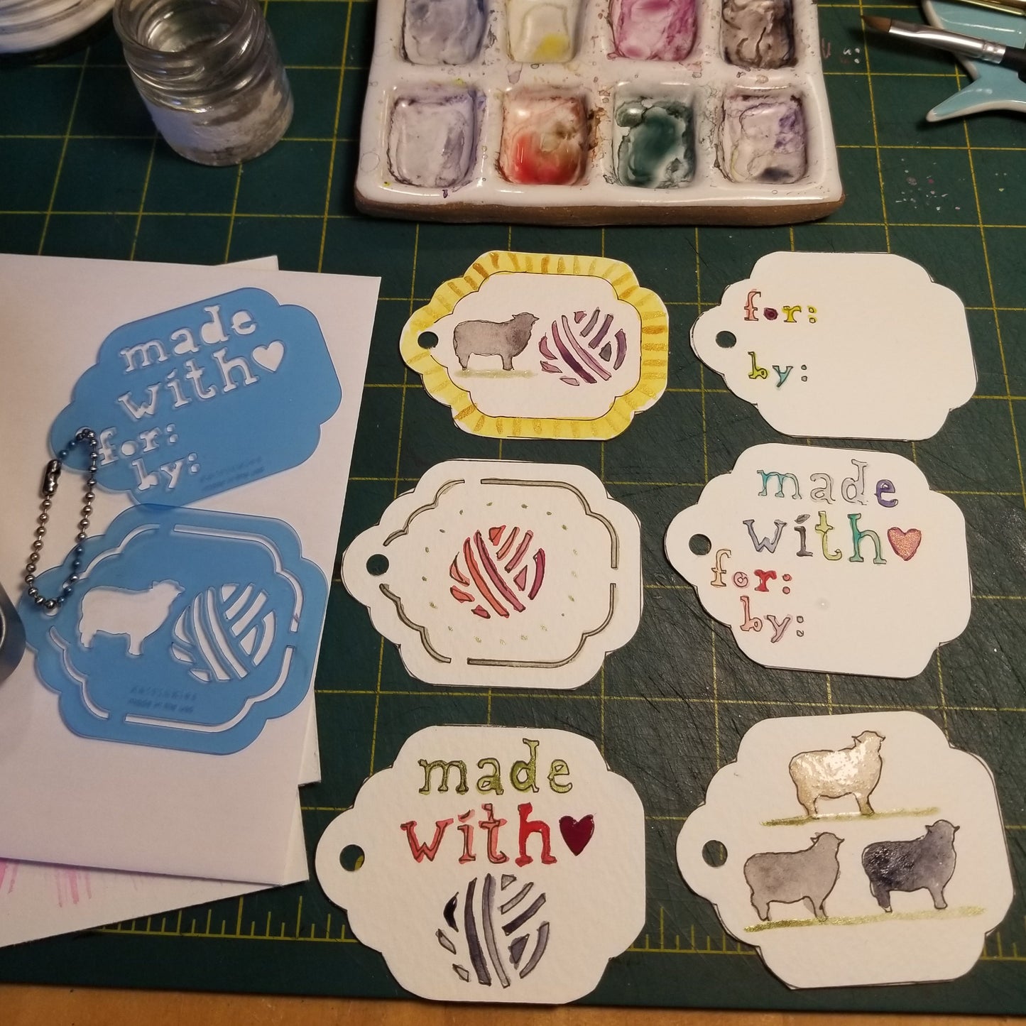 Holiday Collection 2023 - Stencil Gift Tag (Set of 2)