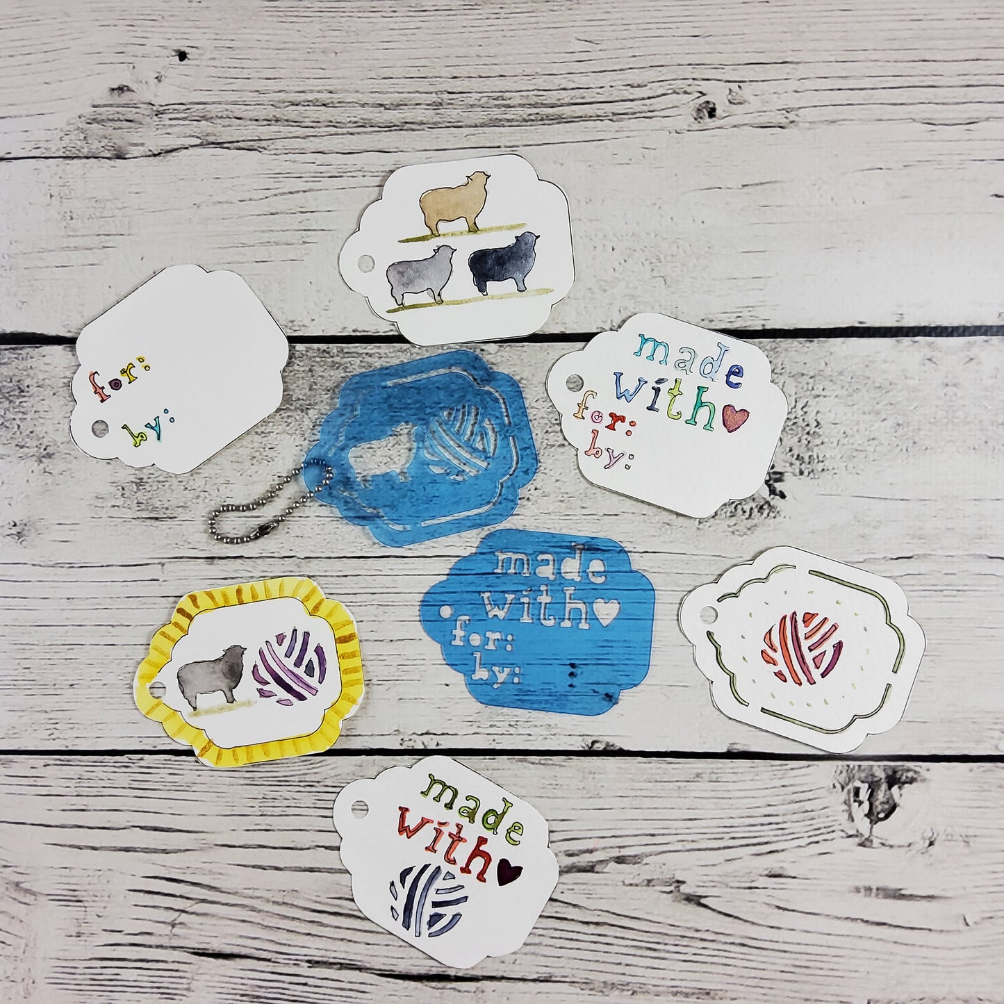Holiday Collection 2023 - Stencil Gift Tag (Set of 2)