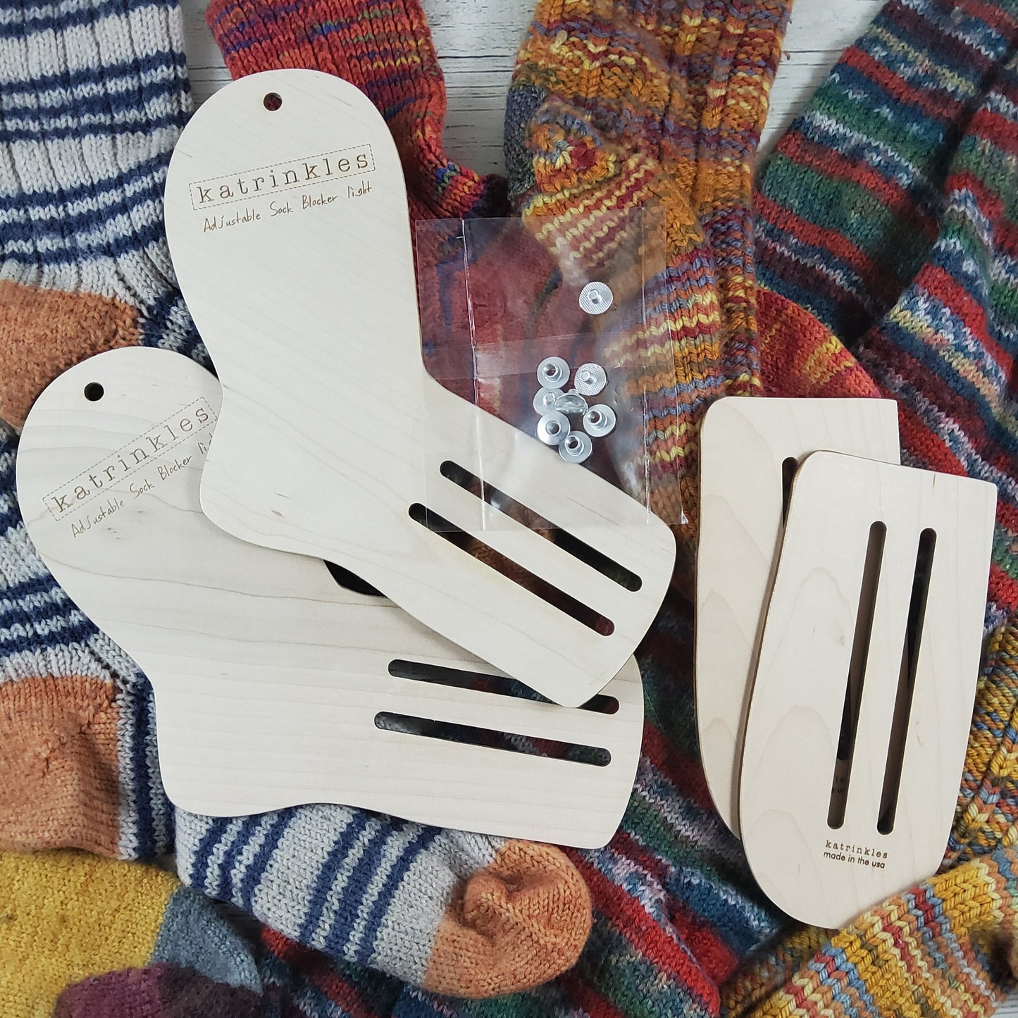 Adjustable Sock Blockers - Light - Pair