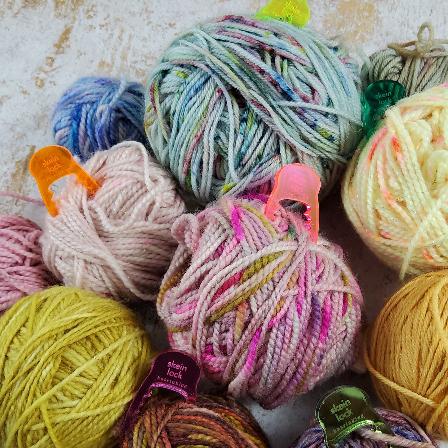 Acrylic Skein Locks - Variety Set of Six