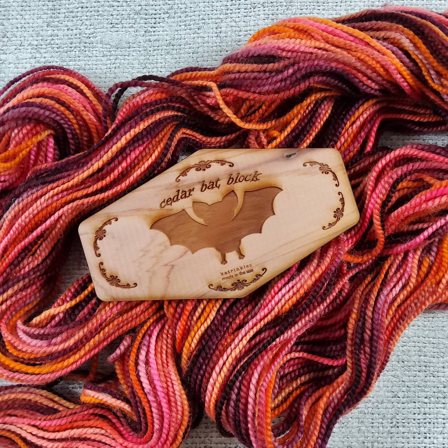 Halloween Collection 2025 - Cedar Bat Block