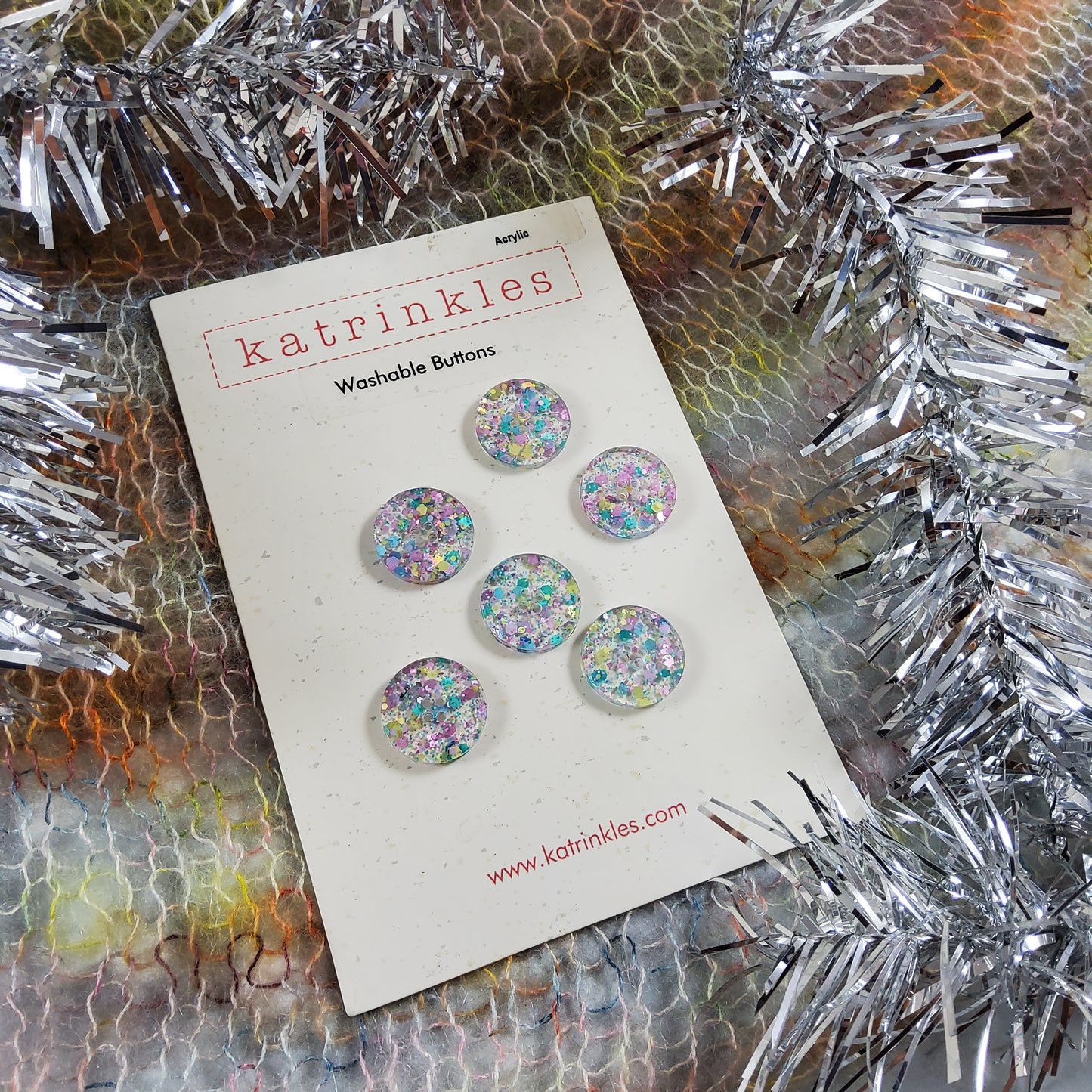 2025 Holiday Collection - Snowflake Whimsy Acrylic Buttons