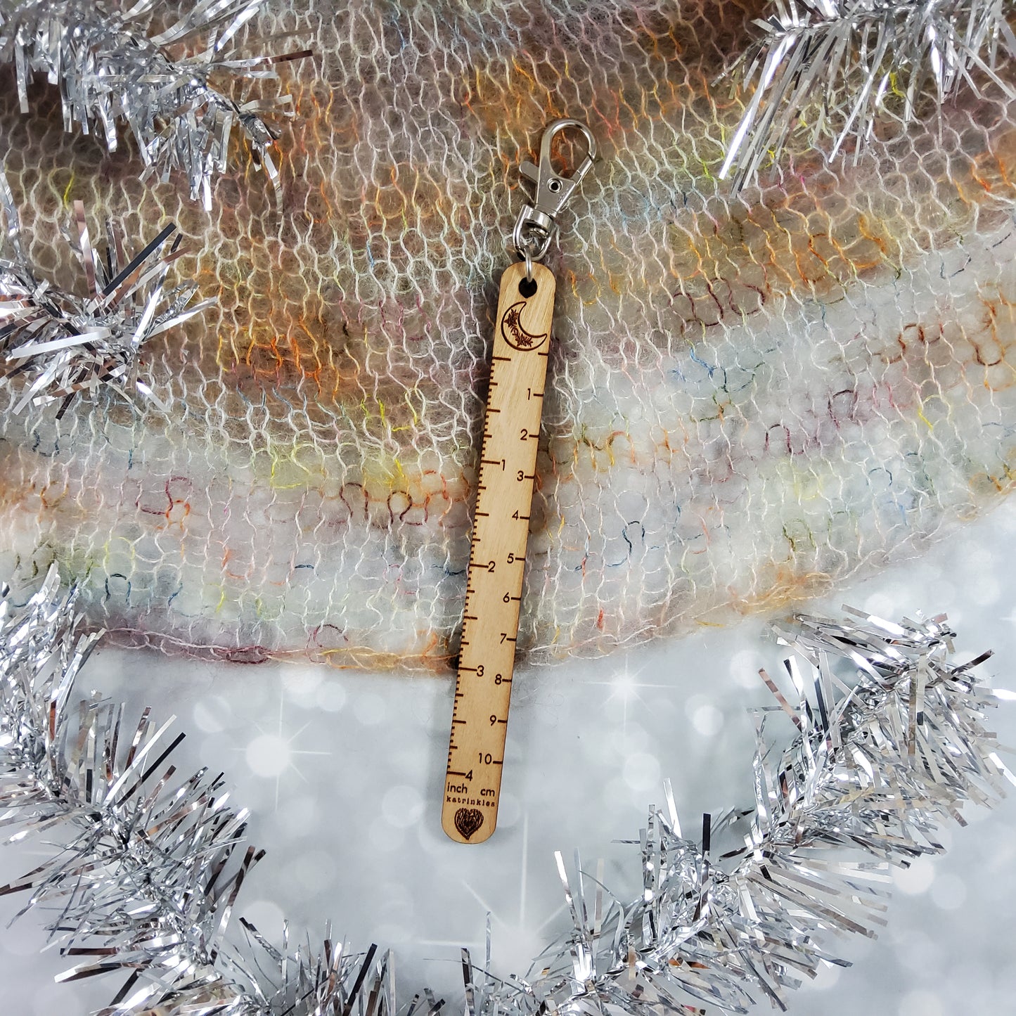 2025 Holiday Collection - 4" Ruler Bag Charm