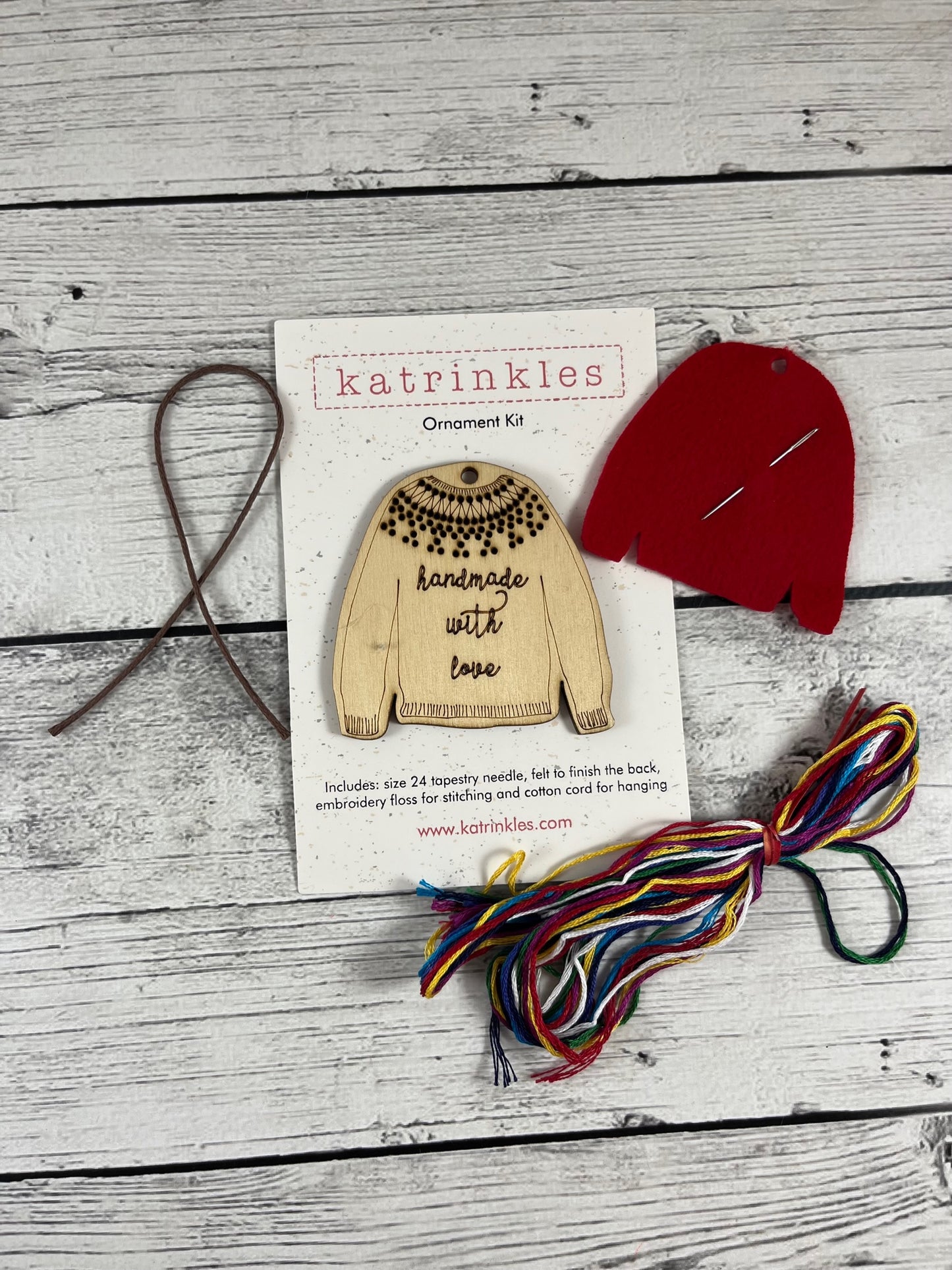 Stitchable Sweater Ornaments