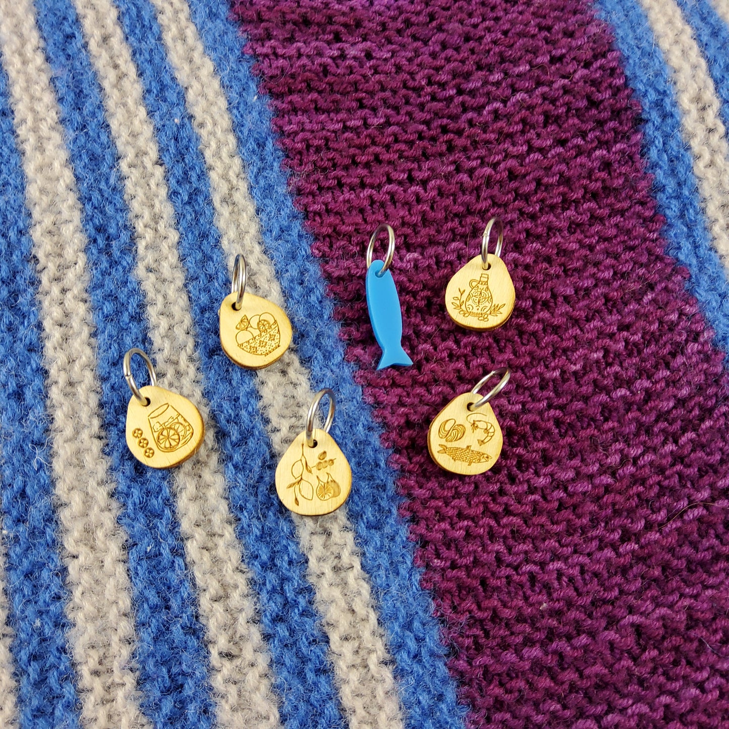 Mediterranean Stitch Marker Set