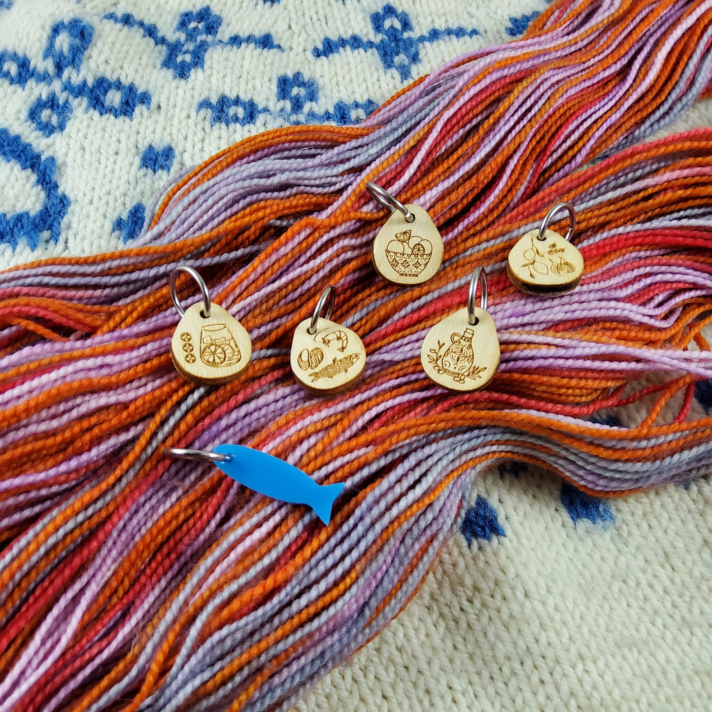 Mediterranean Stitch Marker Set