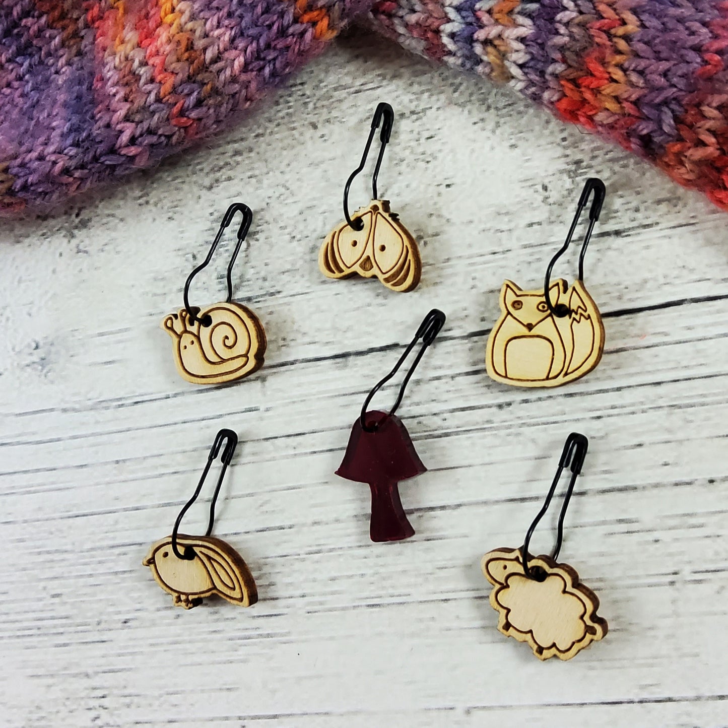 Woodland Stitch Marker Set
