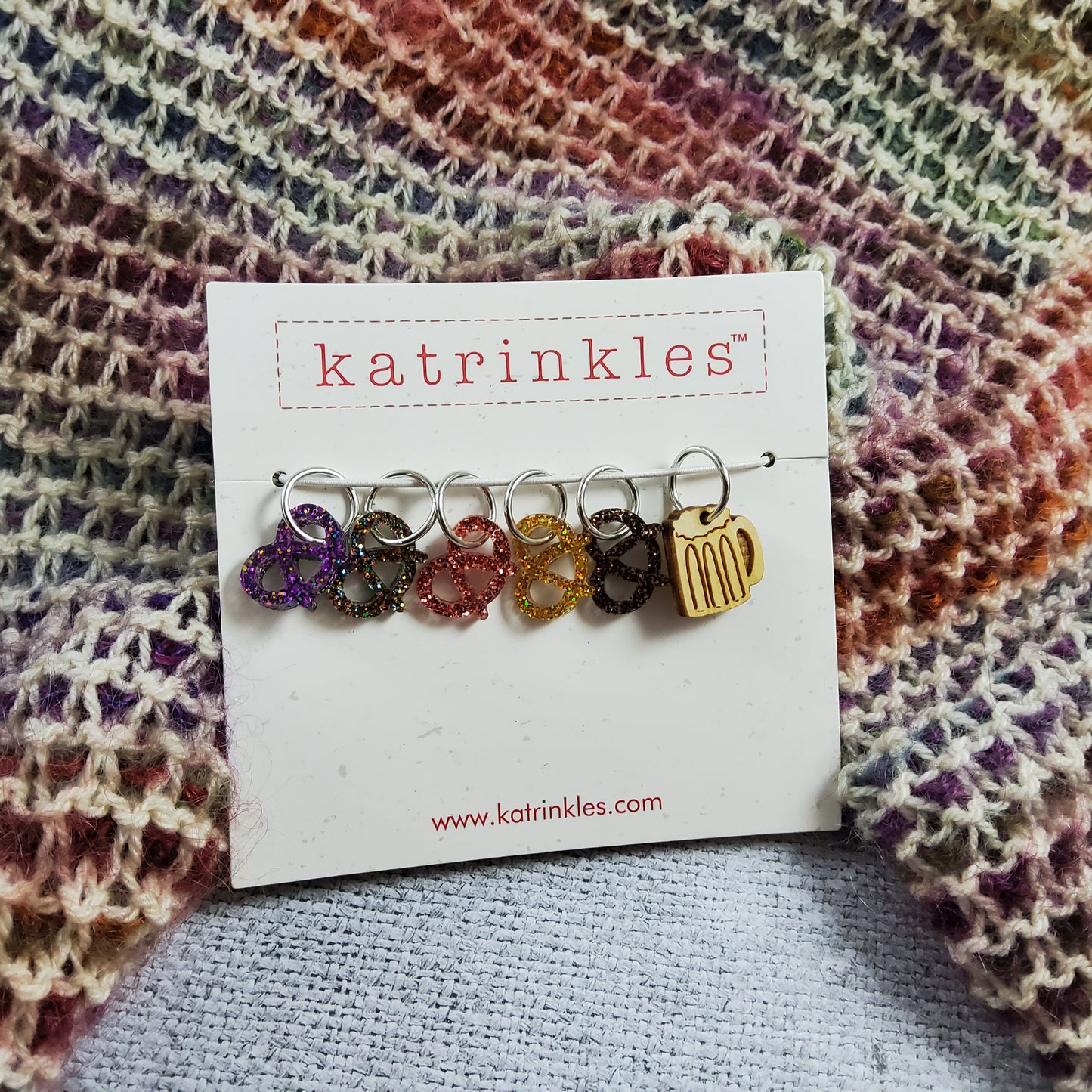 Pretzels Stitch Marker Set