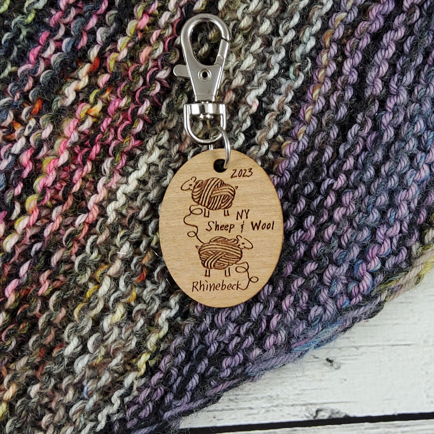 Rhinebeck 2023 Collection - Project Bag Fob Clip - PRE-ORDER ONLY