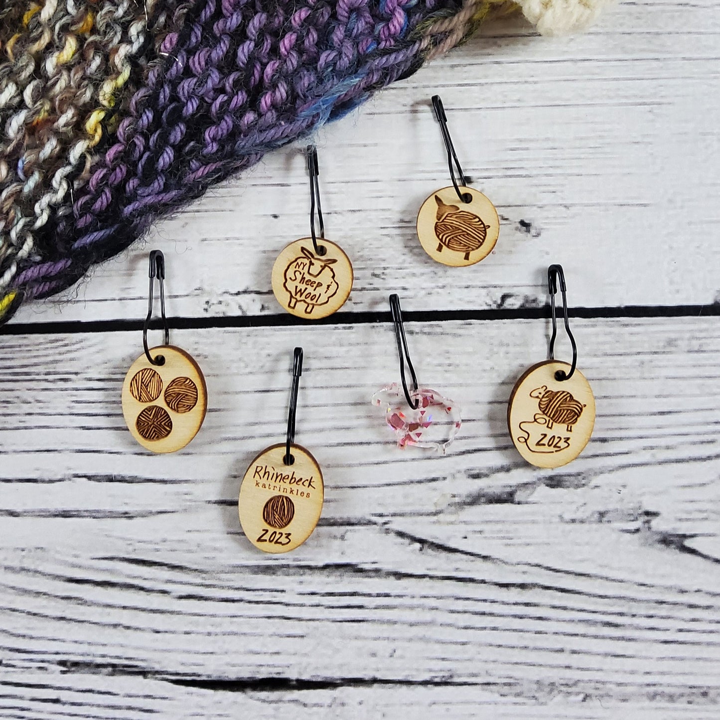 Rhinebeck 2023 Collection - Rhinebeck 2023 Stitch Marker Set - PRE-ORDER ONLY