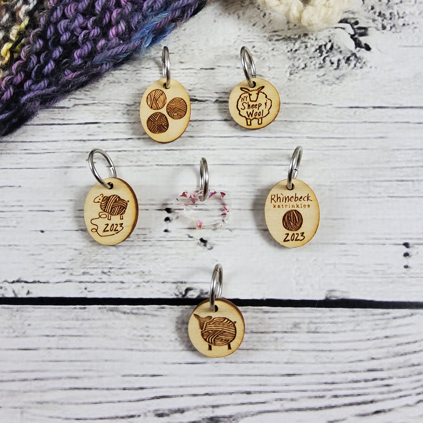Rhinebeck 2023 Collection - Rhinebeck 2023 Stitch Marker Set - PRE-ORDER ONLY