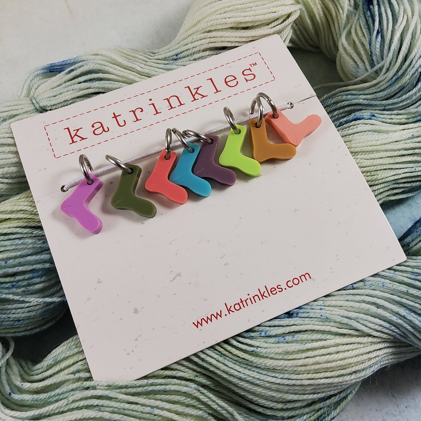 Acrylic Tiny Socks Stitch Marker Set