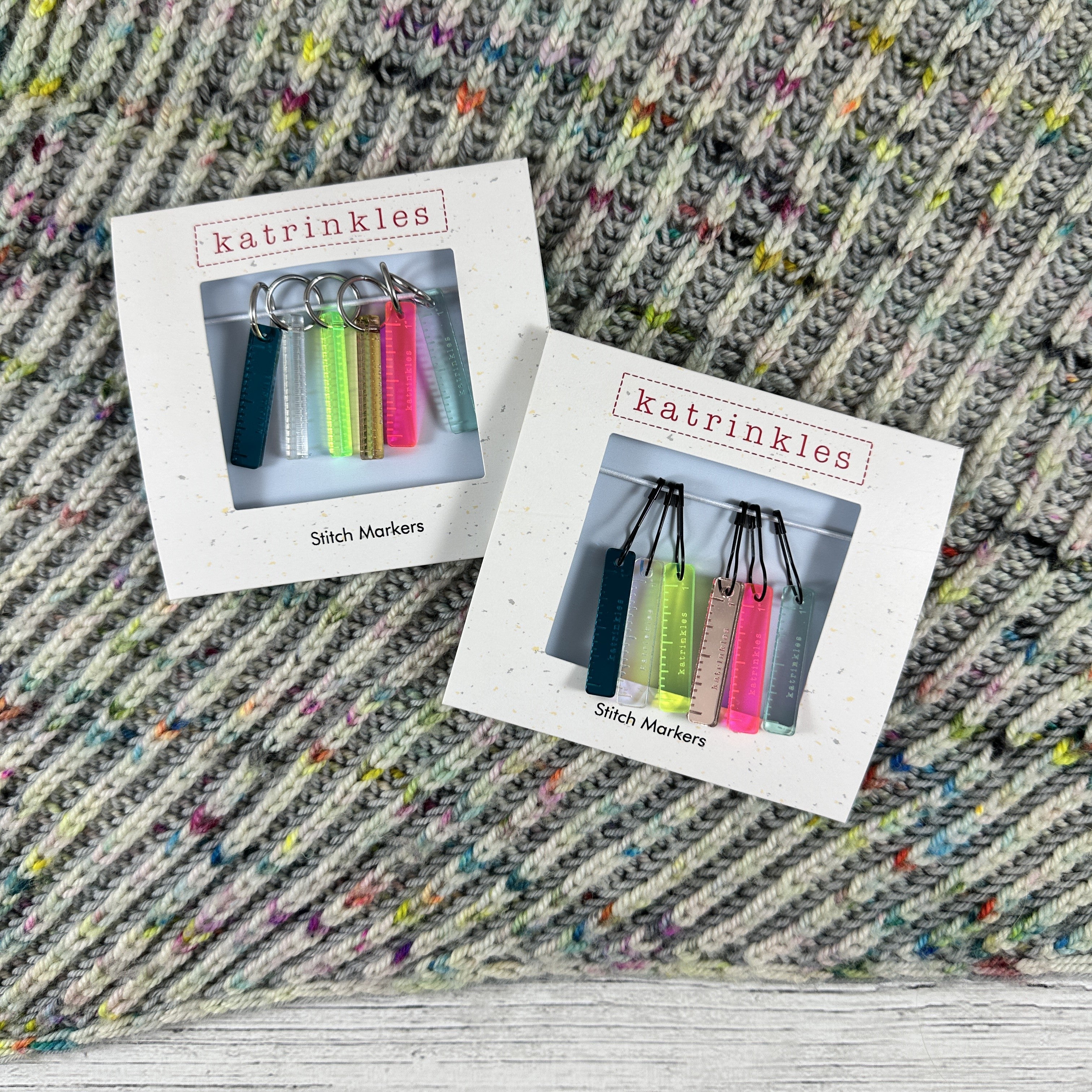 Katrinkles Ring Stitch Markers - River Colors Studio