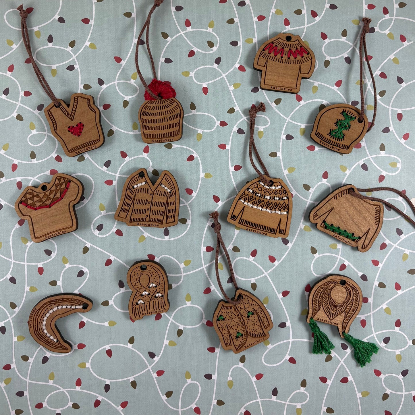 Tiny Trio Ornament Set