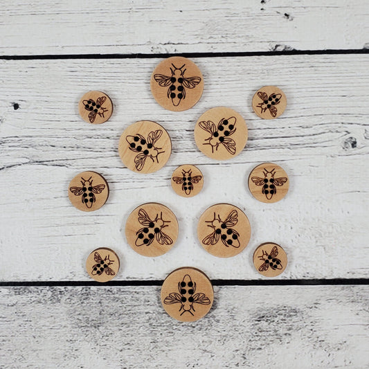 Honey Bee Stitchable Buttons