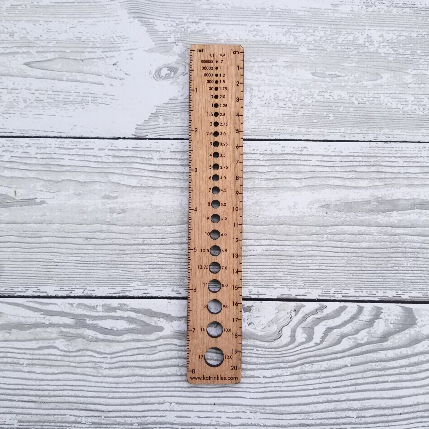 8" nålmålerlinjal