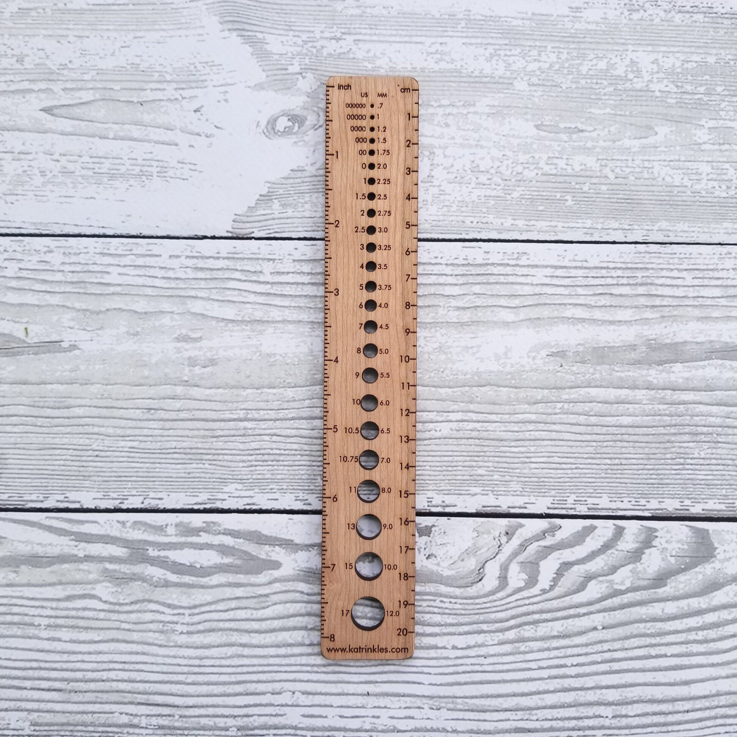 8" Needle Gauge Ruler