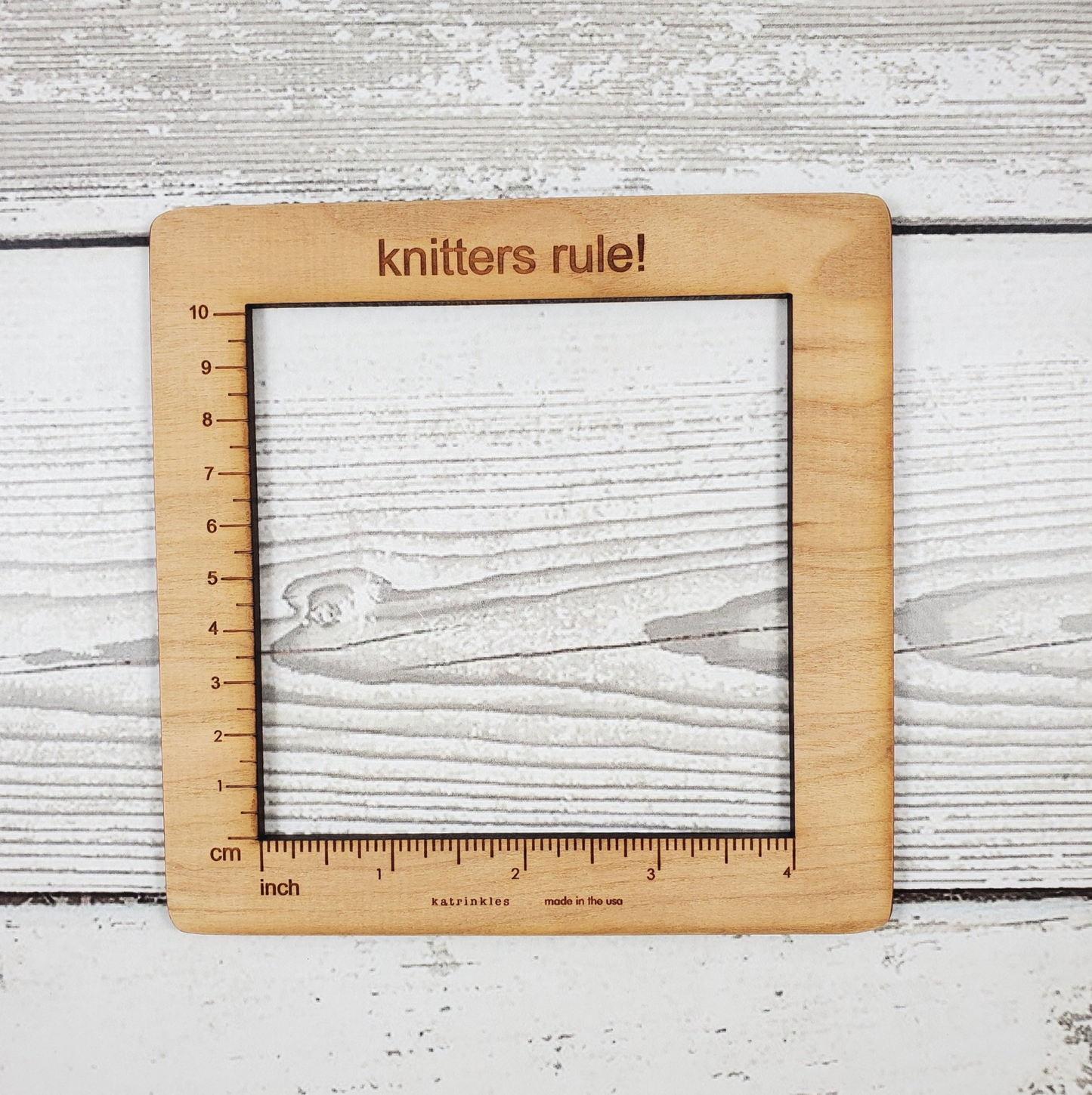 Gauge Swatch Ruler