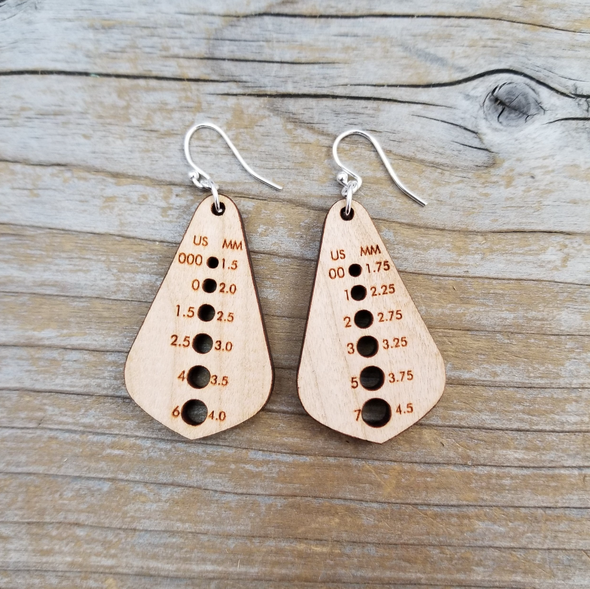 Gauge top style earrings