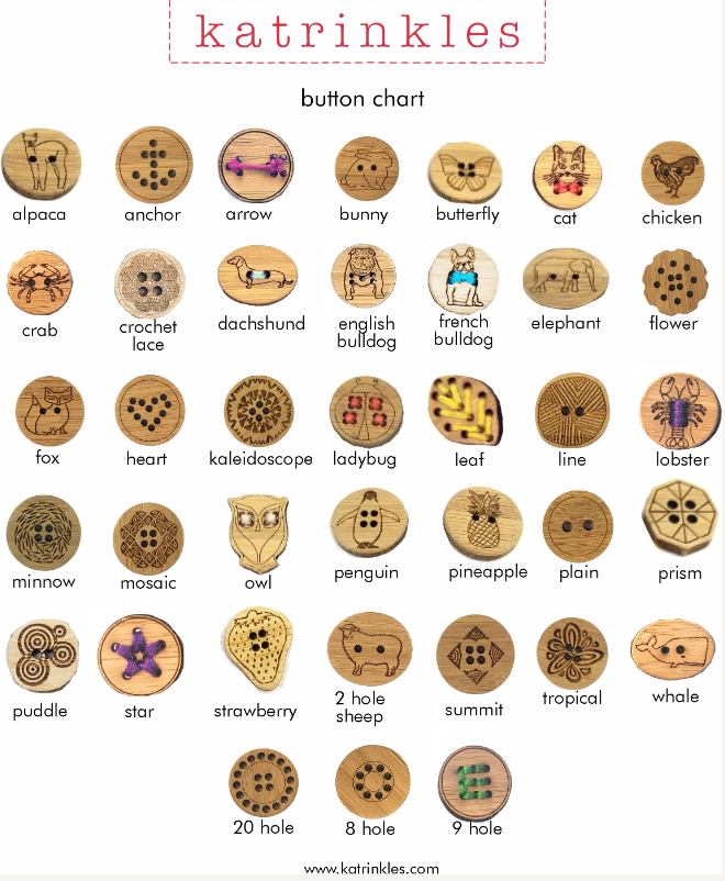 3/4 Inch Sale Buttons - Set of 12