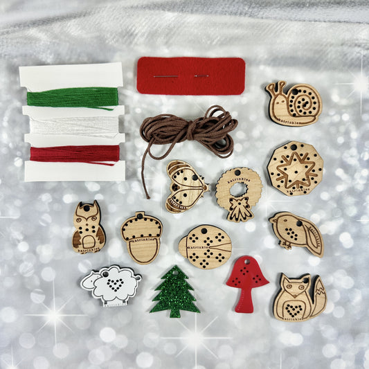 12 Days of Stitchable Ornaments Kit