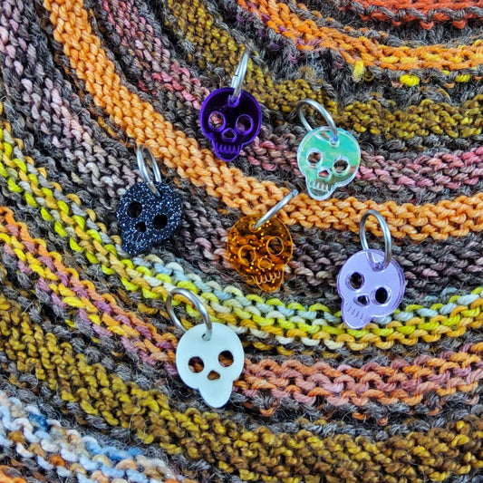 Halloween Collection 2024 - Skull Stitch Marker Set