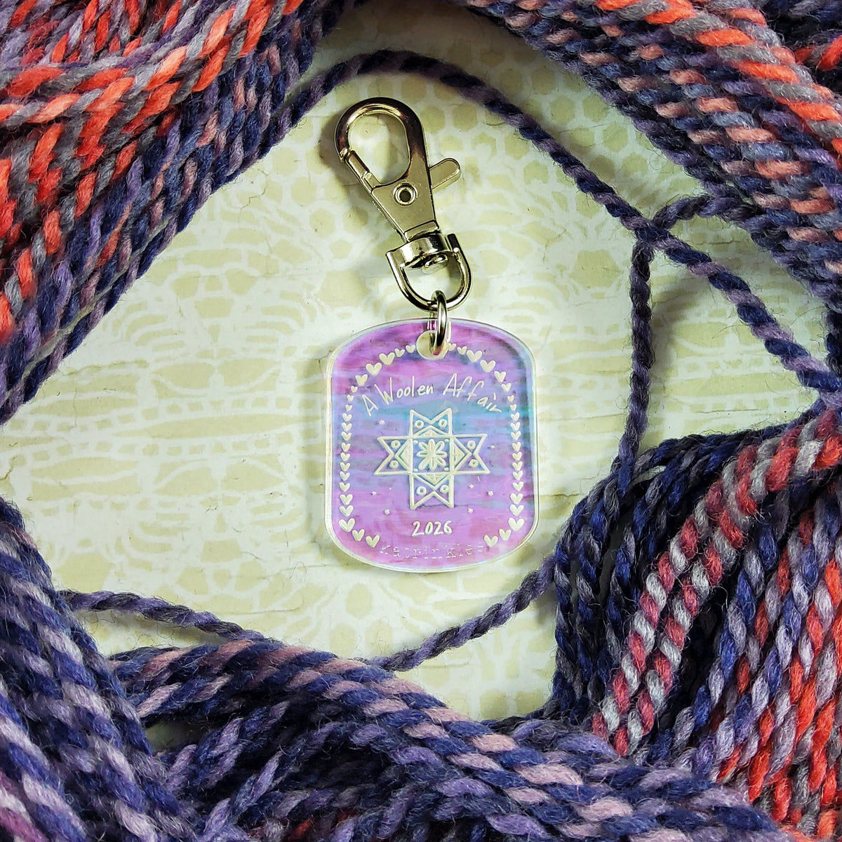A Woolen Affair 2026 - Iridescent Bag Charm