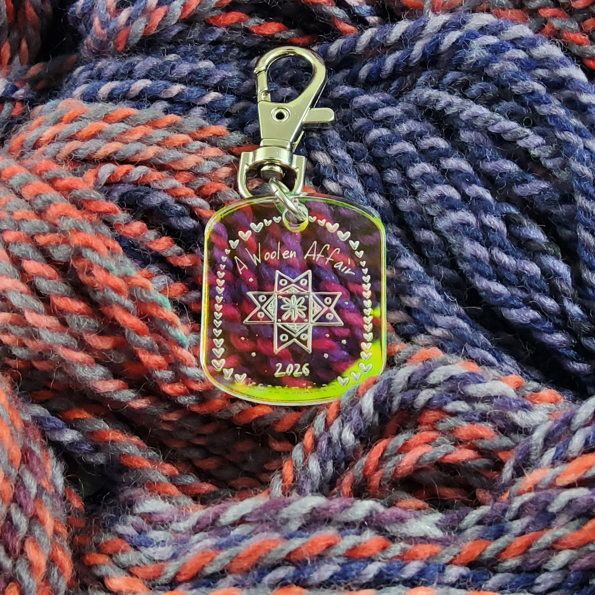 A Woolen Affair 2026 - Iridescent Bag Charm