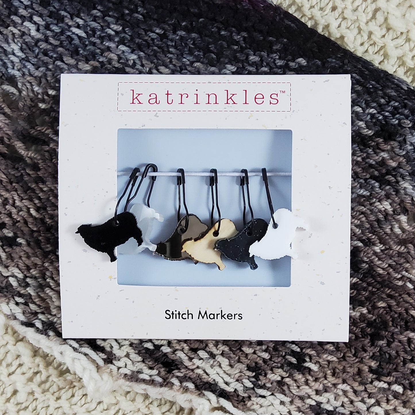 Katrinkles Wood Stitch Marker Set