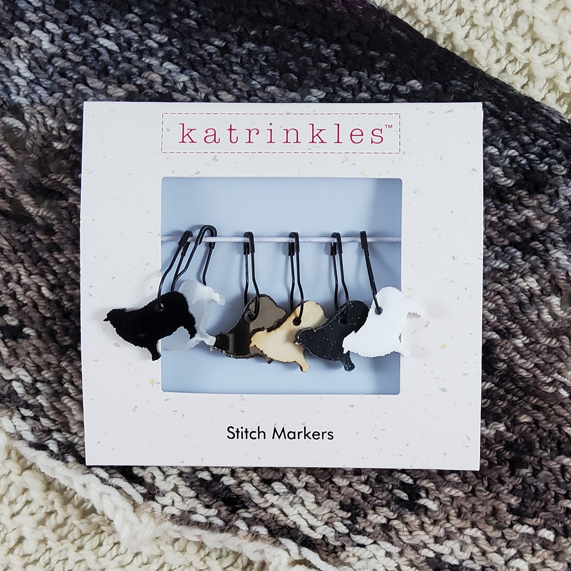 Katrinkles Skull Stitch Marker Set – Wool and Company