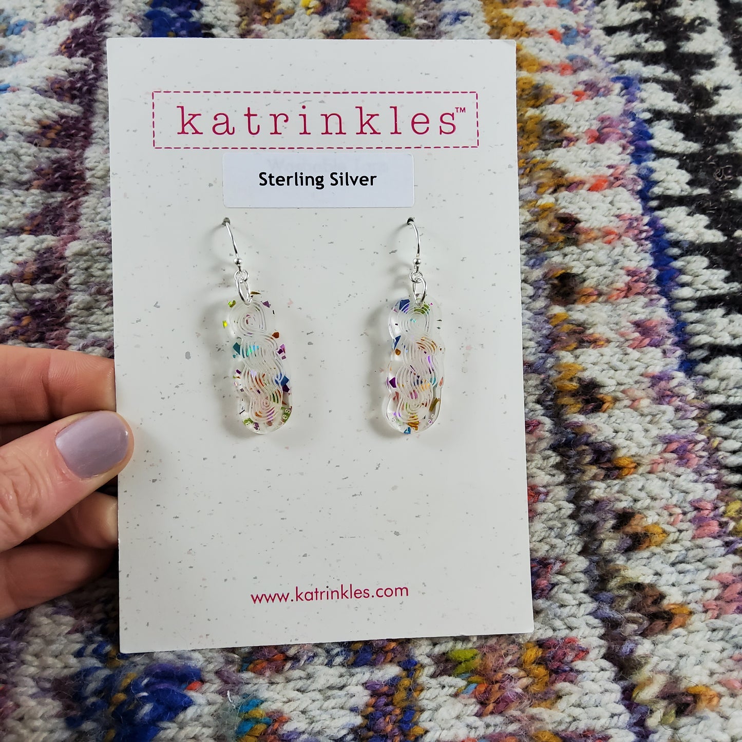 Yarn Skein Earrings - Pre Order - Ships week of 3/16/26