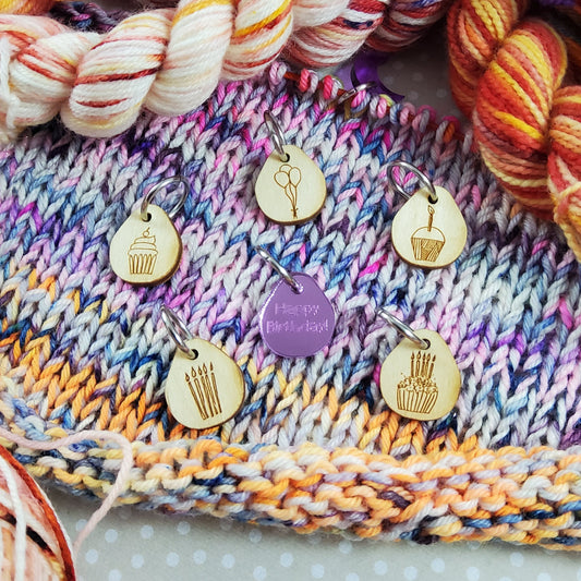 Birthday Stitch Marker Set