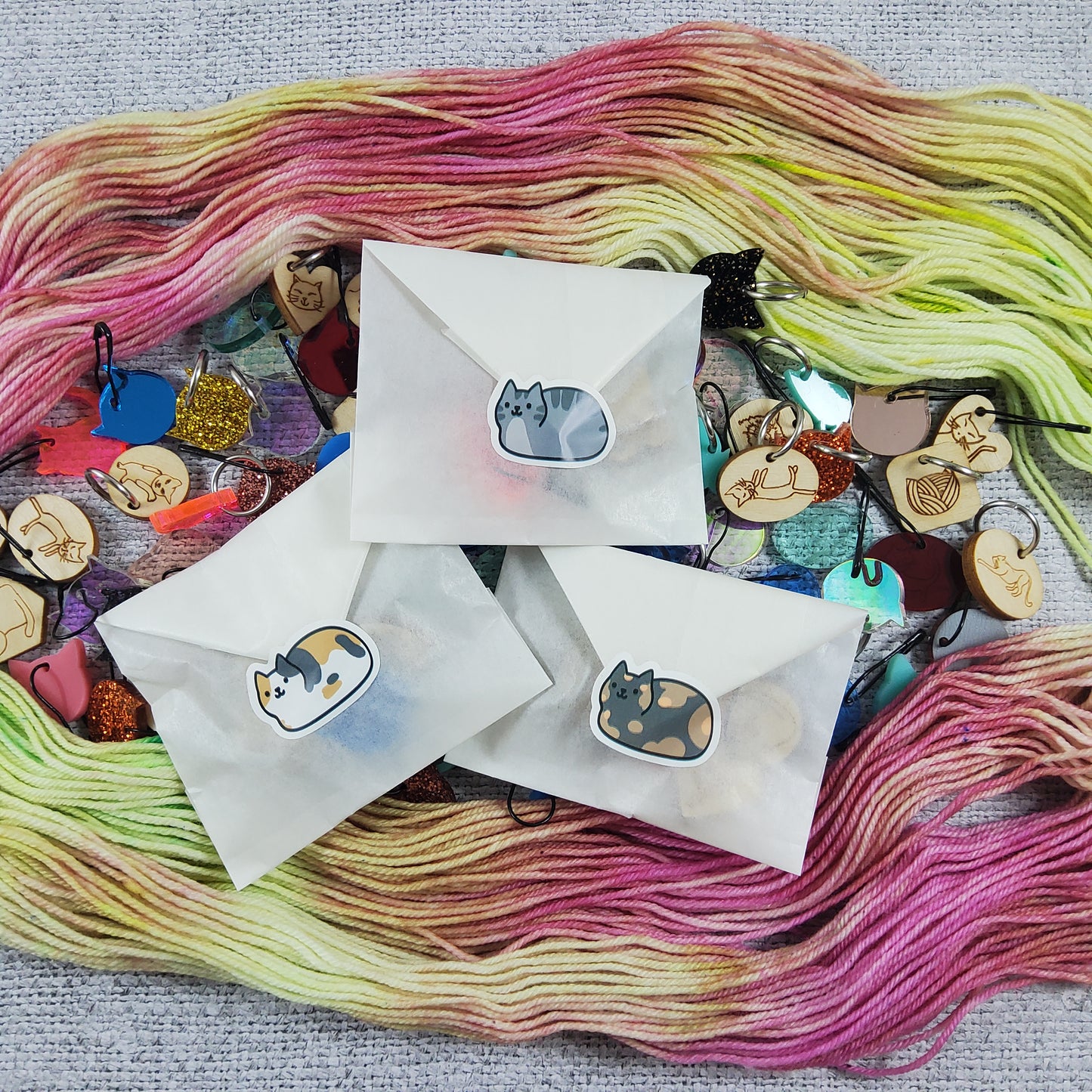 Cat Stitch Marker Mystery Grab Bag