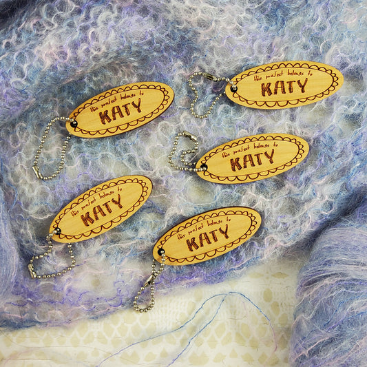 Personalized Project Bag ID Tags - Set of 5 - Add on Item for 2026 12-Day Countdown Calendar Pre Orders Only - NOT AVAILABLE FOR INDIVIDUAL SALE