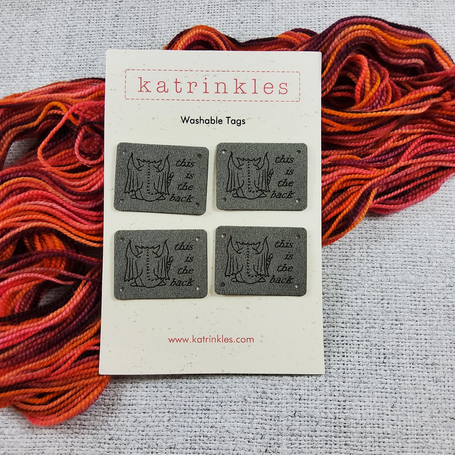 2025 Halloween Collection - This is the back "Backside" Tags - Gargoyle Edition - Card of 4