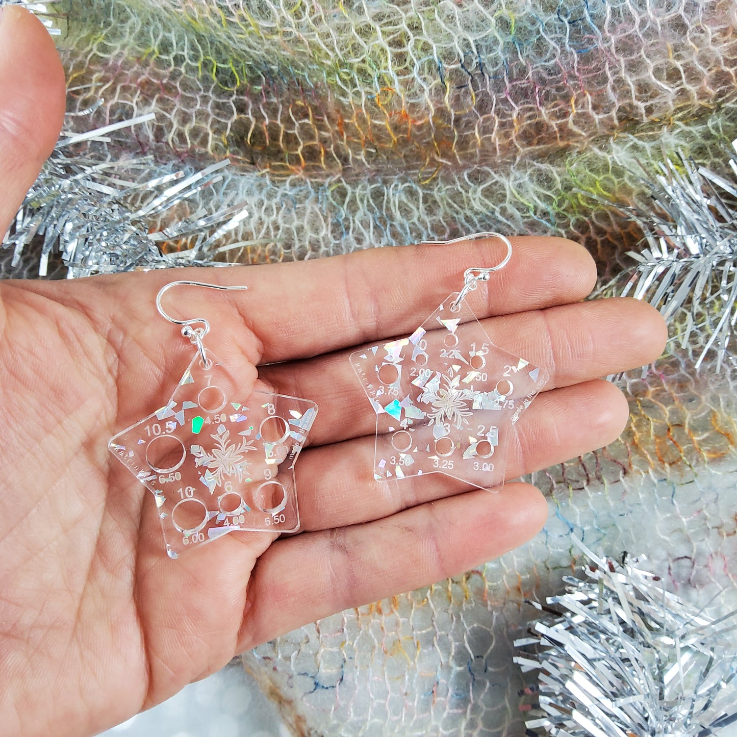 2025 Holiday Collection - Star Needle Gauge Earrings