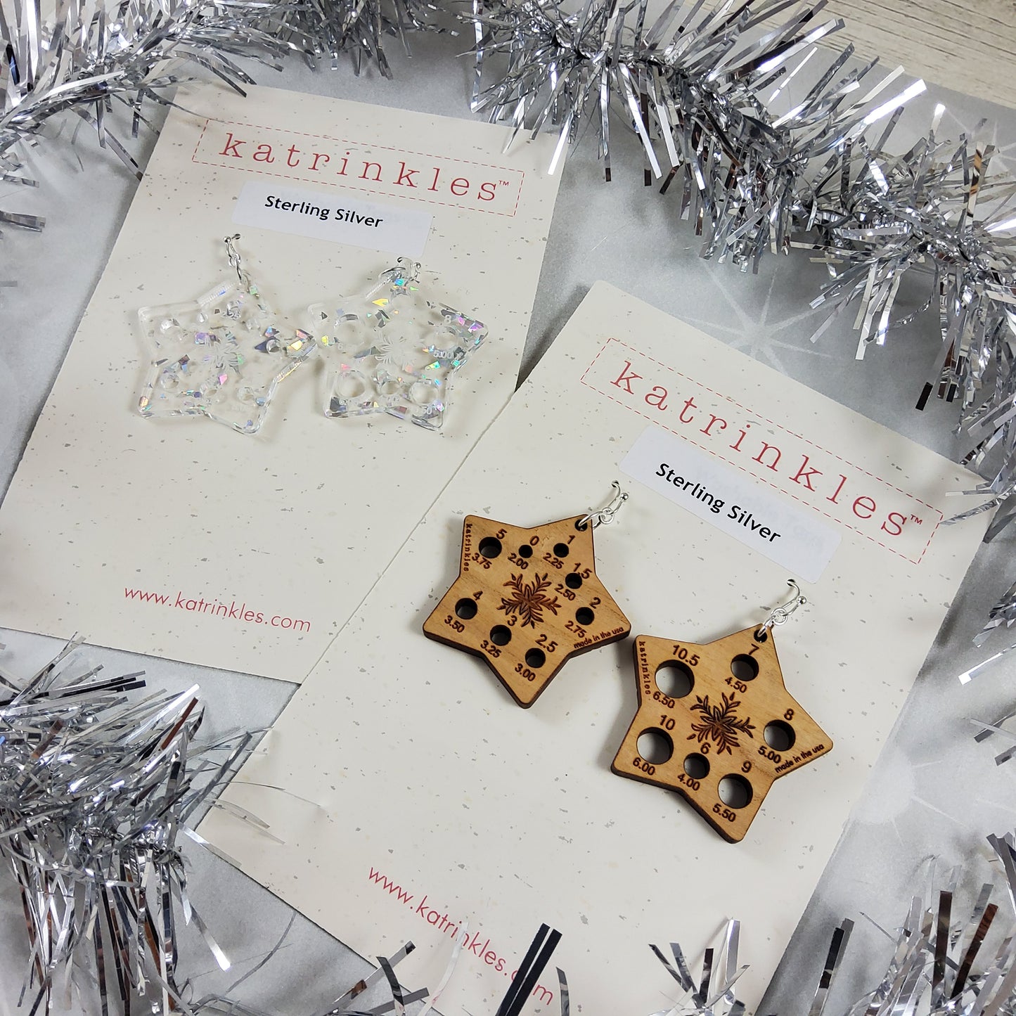 2025 Holiday Collection - Star Needle Gauge Earrings