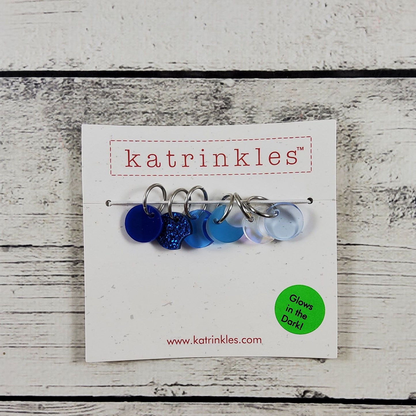 Moon Phases Stitch Marker Set