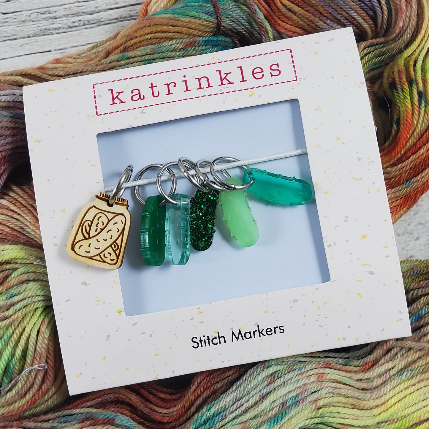 Pickle Stitch Marker Set