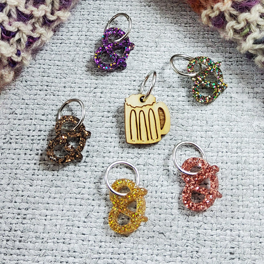 Pretzels Stitch Marker Set