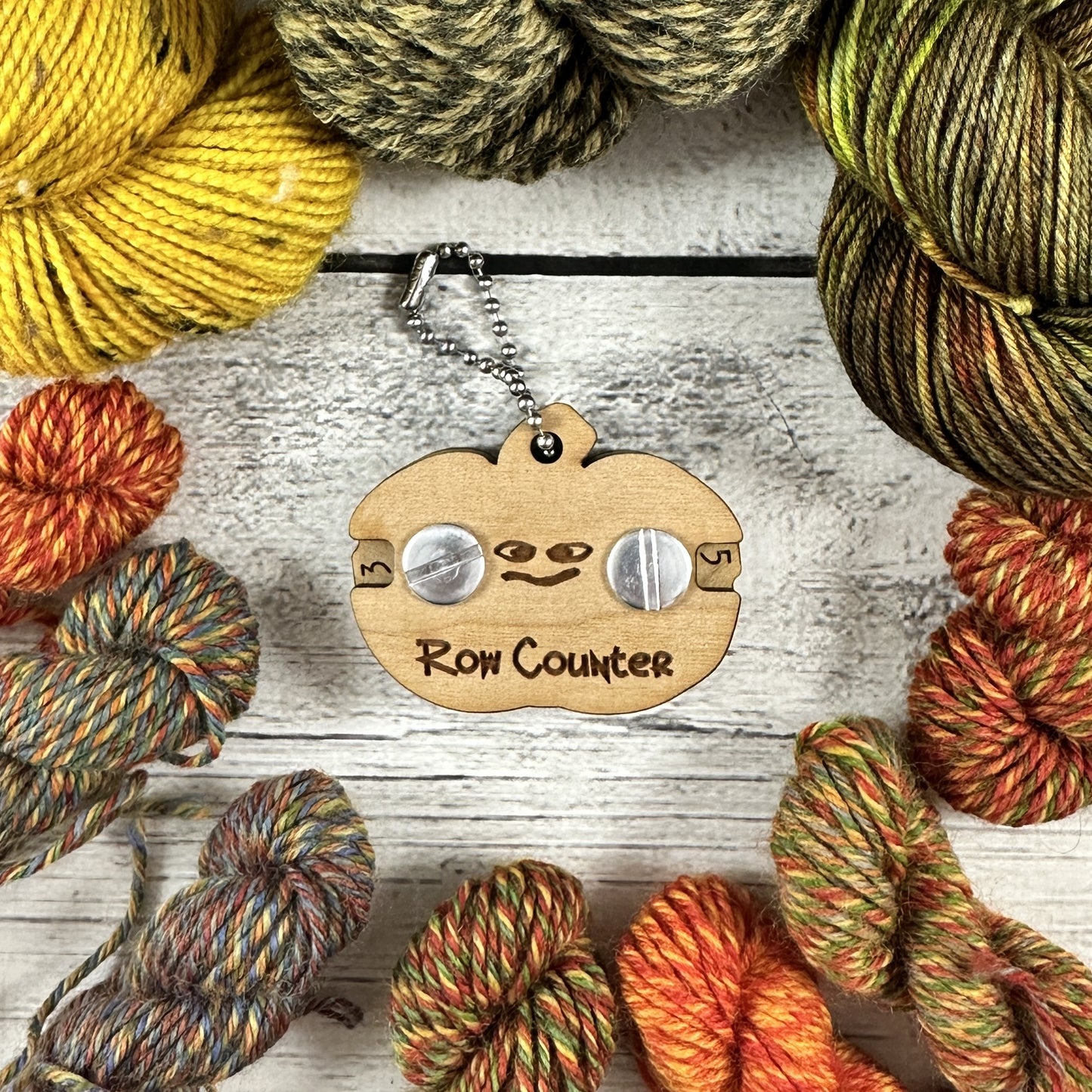 15 or 20 Row Counter or 10-20 Stainless Steel Knitters Helper Pattern  Reminder for Knitting Stitch Counter Marker Gift Knitter Notion 