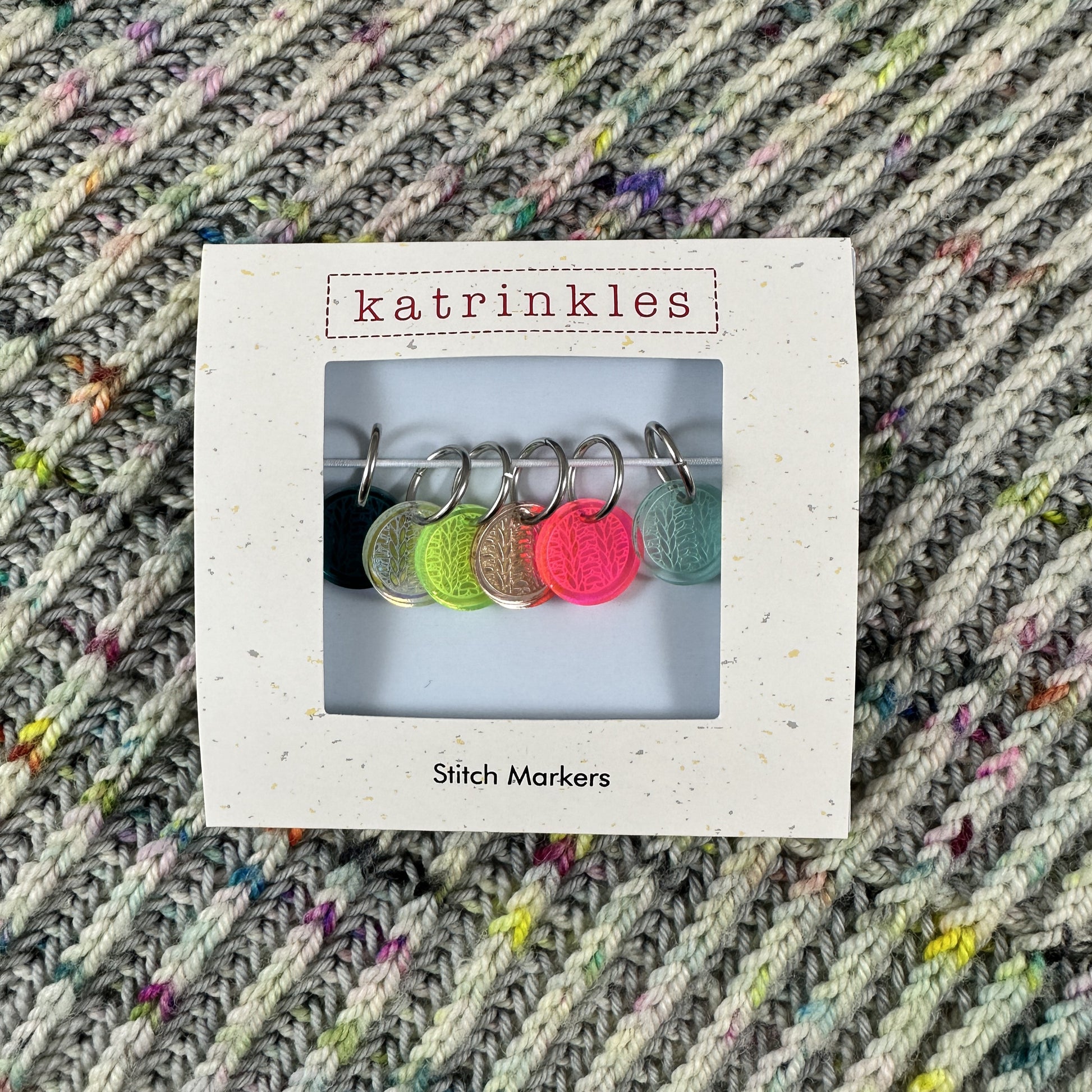 New: 10 PCS Crochet Markers, Premium Knitting Stitch Markers, Mix Colors