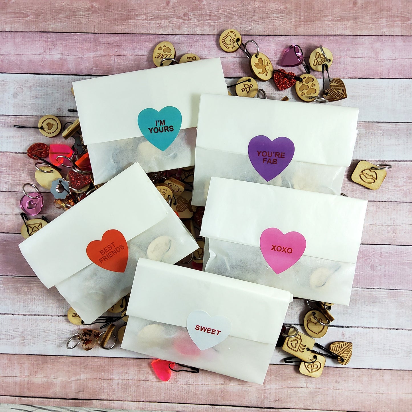 Valentine's Day Stitch Marker Mystery Grab Bag