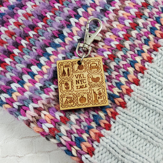 Vogue VKL NYC 2026 Stamp Collection Bag Charm - Pre Order