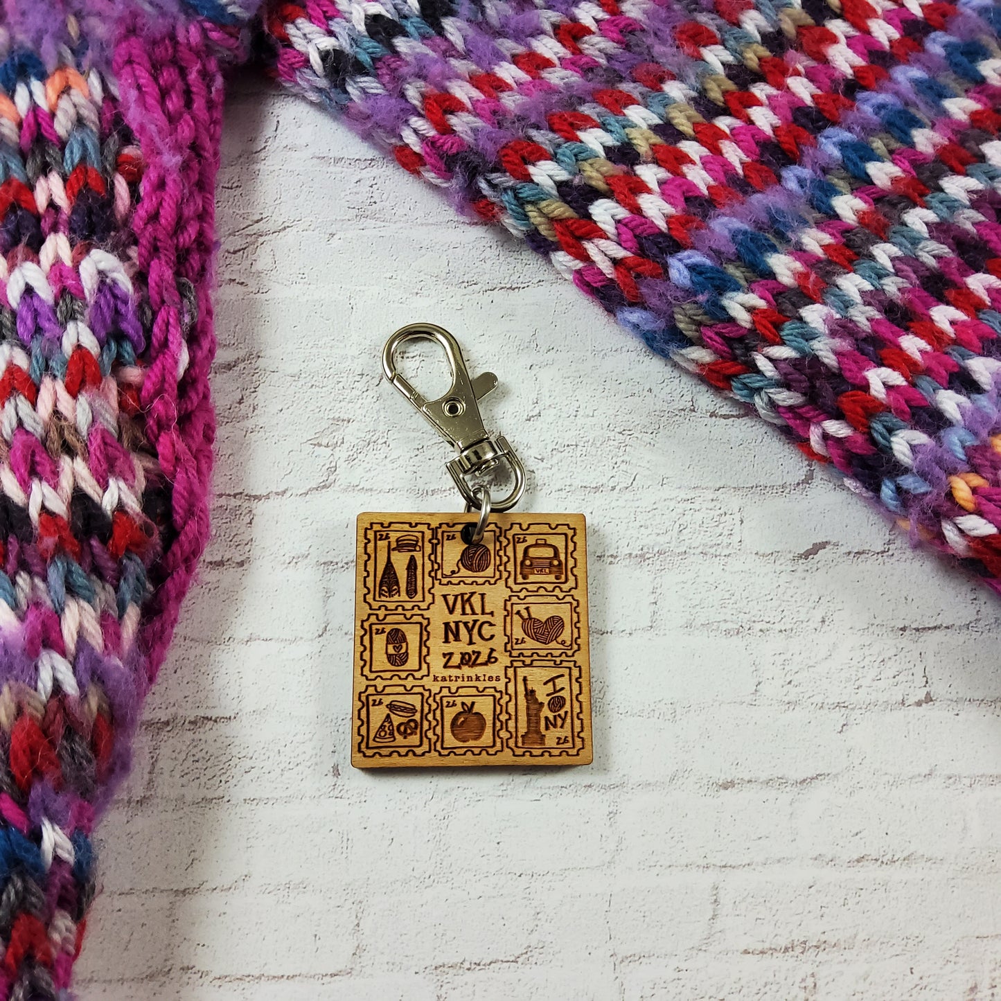 Vogue VKL NYC 2026 Stamp Collection Bag Charm - Pre Order